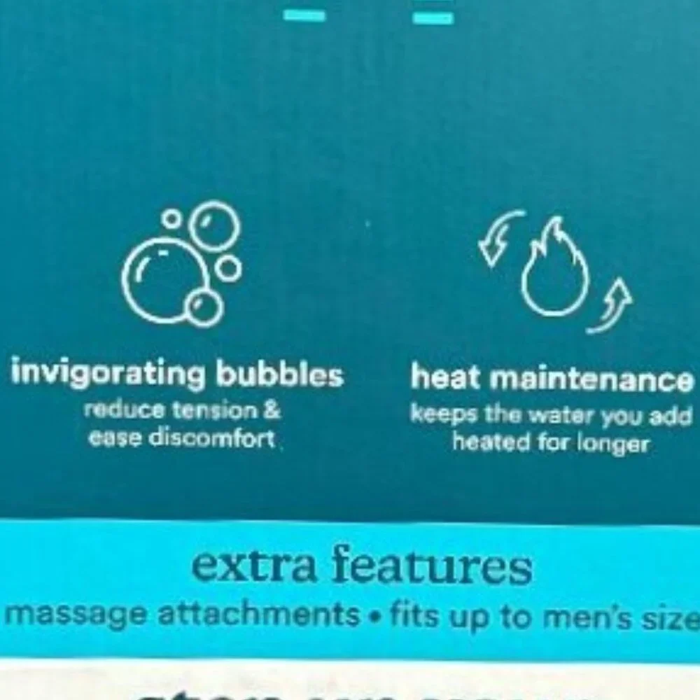 BRAND NEW  HOMEDICS BUBBLE BLISS DELUXE SOOTHING FOOTBATH W/ MASSAGE ATTACHMENTS